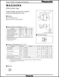 datasheet for MAZ3200D by Panasonic - Semiconductor Company of Matsushita Electronics Corporation