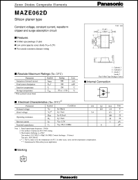 datasheet for MAZE062D by Panasonic - Semiconductor Company of Matsushita Electronics Corporation
