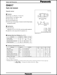 datasheet for OH10017 by Panasonic - Semiconductor Company of Matsushita Electronics Corporation