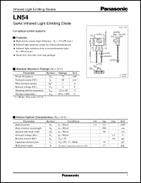 datasheet for LN54 by Panasonic - Semiconductor Company of Matsushita Electronics Corporation