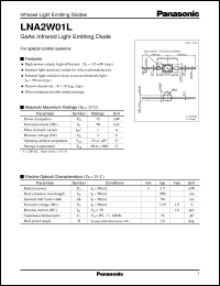 datasheet for LNA2W01L by Panasonic - Semiconductor Company of Matsushita Electronics Corporation