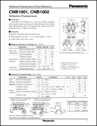 datasheet for CNB1001 by Panasonic - Semiconductor Company of Matsushita Electronics Corporation