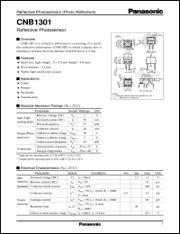 datasheet for CNB1301 by Panasonic - Semiconductor Company of Matsushita Electronics Corporation