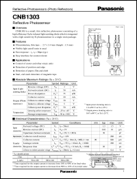 datasheet for CNB1303 by Panasonic - Semiconductor Company of Matsushita Electronics Corporation