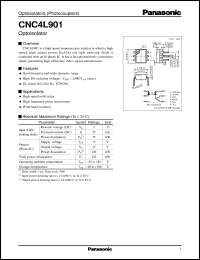 datasheet for CNC4L901 by Panasonic - Semiconductor Company of Matsushita Electronics Corporation