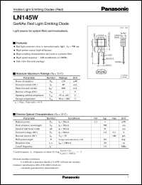 datasheet for LN145W by Panasonic - Semiconductor Company of Matsushita Electronics Corporation