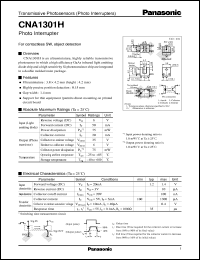datasheet for CNA1301H by Panasonic - Semiconductor Company of Matsushita Electronics Corporation