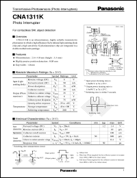 datasheet for CNA1311K by Panasonic - Semiconductor Company of Matsushita Electronics Corporation
