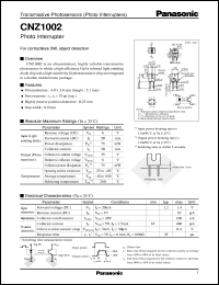 datasheet for CNZ1002 by Panasonic - Semiconductor Company of Matsushita Electronics Corporation