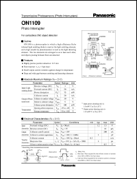 datasheet for CNZ1109 by Panasonic - Semiconductor Company of Matsushita Electronics Corporation