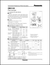 datasheet for CNZ1110 by Panasonic - Semiconductor Company of Matsushita Electronics Corporation