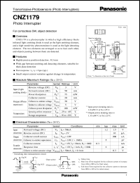 datasheet for CNZ1179 by Panasonic - Semiconductor Company of Matsushita Electronics Corporation