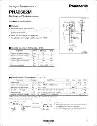 datasheet for PNA2602M by Panasonic - Semiconductor Company of Matsushita Electronics Corporation
