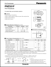 datasheet for PNZ331F by Panasonic - Semiconductor Company of Matsushita Electronics Corporation