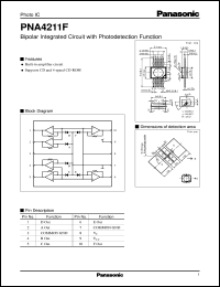 datasheet for PNA4211F by Panasonic - Semiconductor Company of Matsushita Electronics Corporation