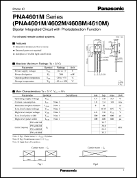 datasheet for PNA4601M by Panasonic - Semiconductor Company of Matsushita Electronics Corporation