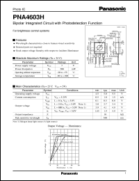 datasheet for PNA4603H by Panasonic - Semiconductor Company of Matsushita Electronics Corporation
