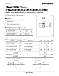 datasheet for PNA4S01M by Panasonic - Semiconductor Company of Matsushita Electronics Corporation