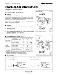 datasheet for CNZ1402A by Panasonic - Semiconductor Company of Matsushita Electronics Corporation