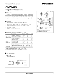 datasheet for CNZ1413 by Panasonic - Semiconductor Company of Matsushita Electronics Corporation