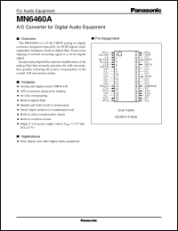 datasheet for MN6460A by Panasonic - Semiconductor Company of Matsushita Electronics Corporation