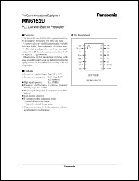 datasheet for MN6152U by Panasonic - Semiconductor Company of Matsushita Electronics Corporation