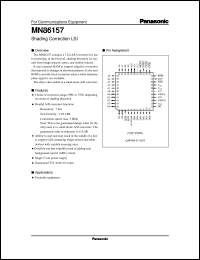 datasheet for MN86157 by Panasonic - Semiconductor Company of Matsushita Electronics Corporation