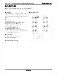 datasheet for MN65742 by Panasonic - Semiconductor Company of Matsushita Electronics Corporation