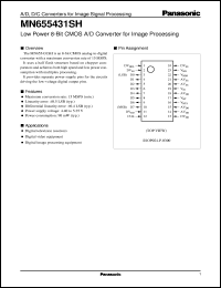 datasheet for MN655431SH by Panasonic - Semiconductor Company of Matsushita Electronics Corporation