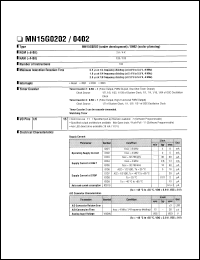 datasheet for MN15G0202 by Panasonic - Semiconductor Company of Matsushita Electronics Corporation