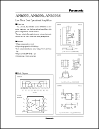 datasheet for AN6556S by Panasonic - Semiconductor Company of Matsushita Electronics Corporation