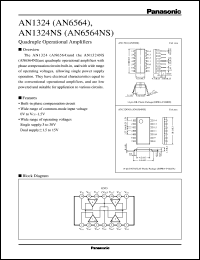 datasheet for AN1324 by Panasonic - Semiconductor Company of Matsushita Electronics Corporation