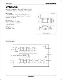 datasheet for DN8506S by Panasonic - Semiconductor Company of Matsushita Electronics Corporation