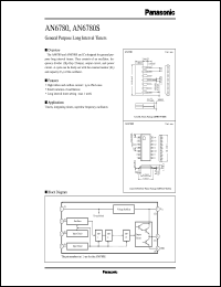 datasheet for AN6780S by Panasonic - Semiconductor Company of Matsushita Electronics Corporation