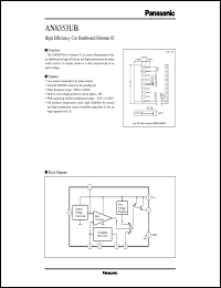 datasheet for AN8353UB by Panasonic - Semiconductor Company of Matsushita Electronics Corporation