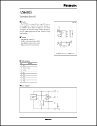 datasheet for AN6701S by Panasonic - Semiconductor Company of Matsushita Electronics Corporation