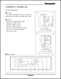 datasheet for AN6913L by Panasonic - Semiconductor Company of Matsushita Electronics Corporation