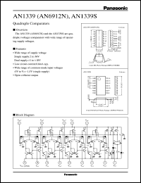 datasheet for AN1339 by Panasonic - Semiconductor Company of Matsushita Electronics Corporation