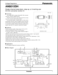 datasheet for AN8015SH by Panasonic - Semiconductor Company of Matsushita Electronics Corporation