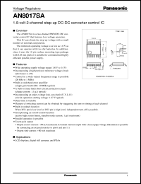 datasheet for AN8017SA by Panasonic - Semiconductor Company of Matsushita Electronics Corporation