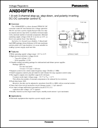 datasheet for AN8049FHN by Panasonic - Semiconductor Company of Matsushita Electronics Corporation