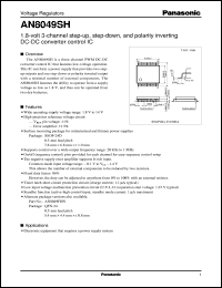 datasheet for AN8049SH by Panasonic - Semiconductor Company of Matsushita Electronics Corporation