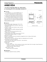 datasheet for AN8018SA by Panasonic - Semiconductor Company of Matsushita Electronics Corporation