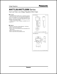 datasheet for AN77L03 by Panasonic - Semiconductor Company of Matsushita Electronics Corporation
