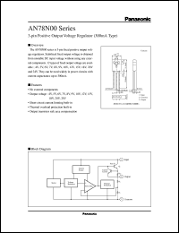 datasheet for AN78N04 by Panasonic - Semiconductor Company of Matsushita Electronics Corporation
