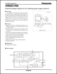 datasheet for AN8021NS by Panasonic - Semiconductor Company of Matsushita Electronics Corporation