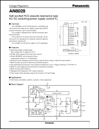 datasheet for AN8028 by Panasonic - Semiconductor Company of Matsushita Electronics Corporation