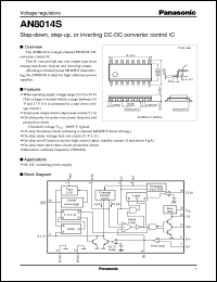 datasheet for AN8014S by Panasonic - Semiconductor Company of Matsushita Electronics Corporation