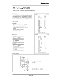 datasheet for AN1431T by Panasonic - Semiconductor Company of Matsushita Electronics Corporation