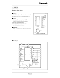 datasheet for AN8261 by Panasonic - Semiconductor Company of Matsushita Electronics Corporation